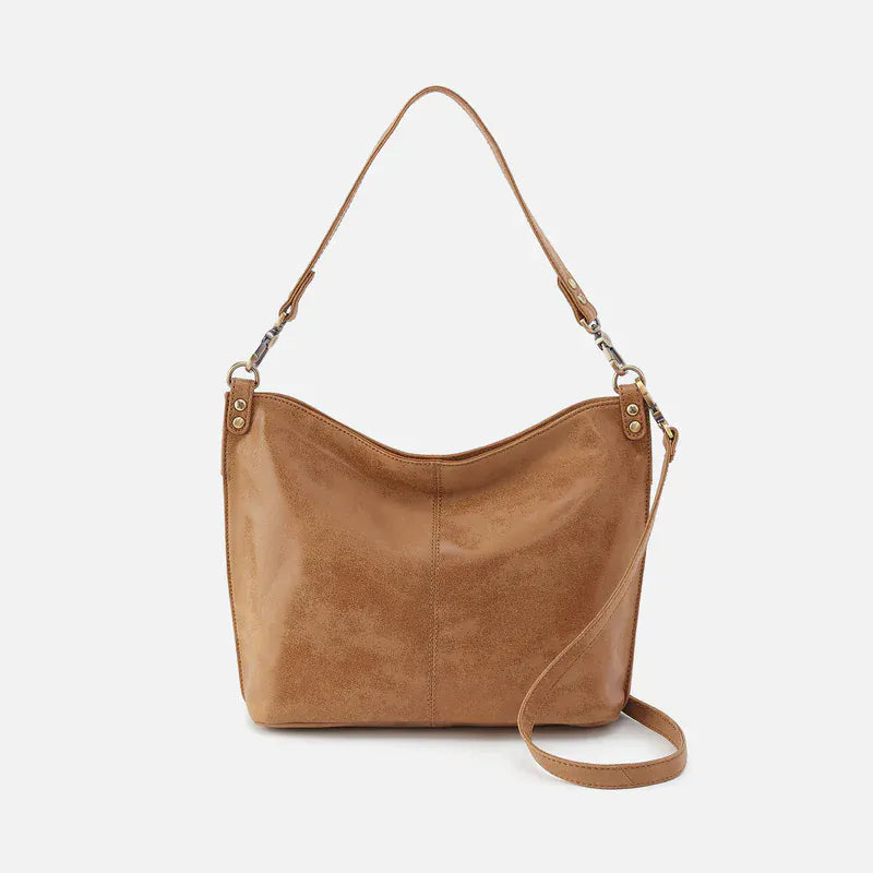 Hobo Fashion Pier Shoulder Bag - Buffed Leather | Whiskey