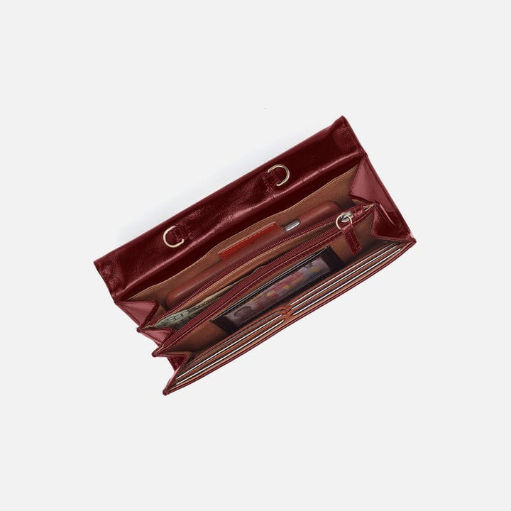 Hobo Fashion Romy Wallet Crossbody - Polished Leather | Saddleberry