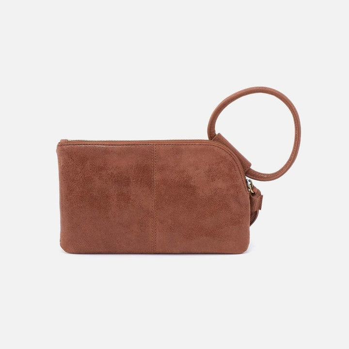 Hobo Fashion Sable Wristlet - Buffed Leather | Burnished Saddle