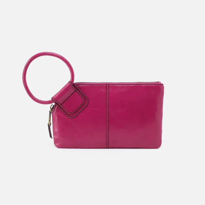 Hobo Fashion Sable Wristlet - Polished Leather | Cactus Flower