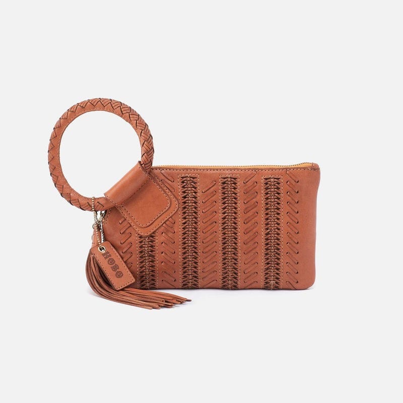 Hobo Fashion Sable Wristlet - Washed Leather | Harvest Wheat