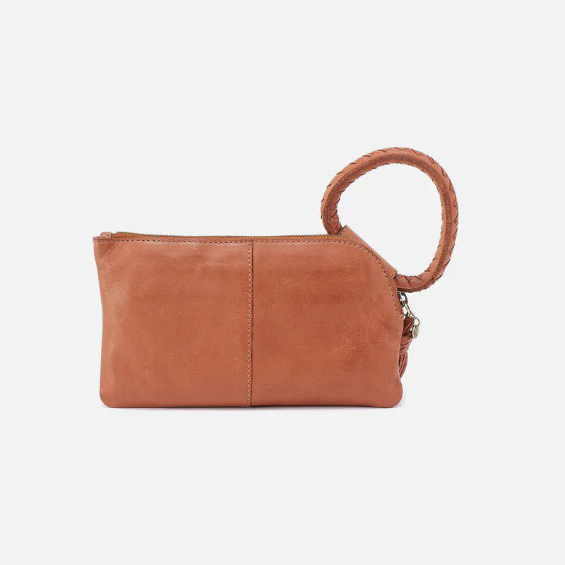 Hobo Fashion Sable Wristlet - Washed Leather | Harvest Wheat