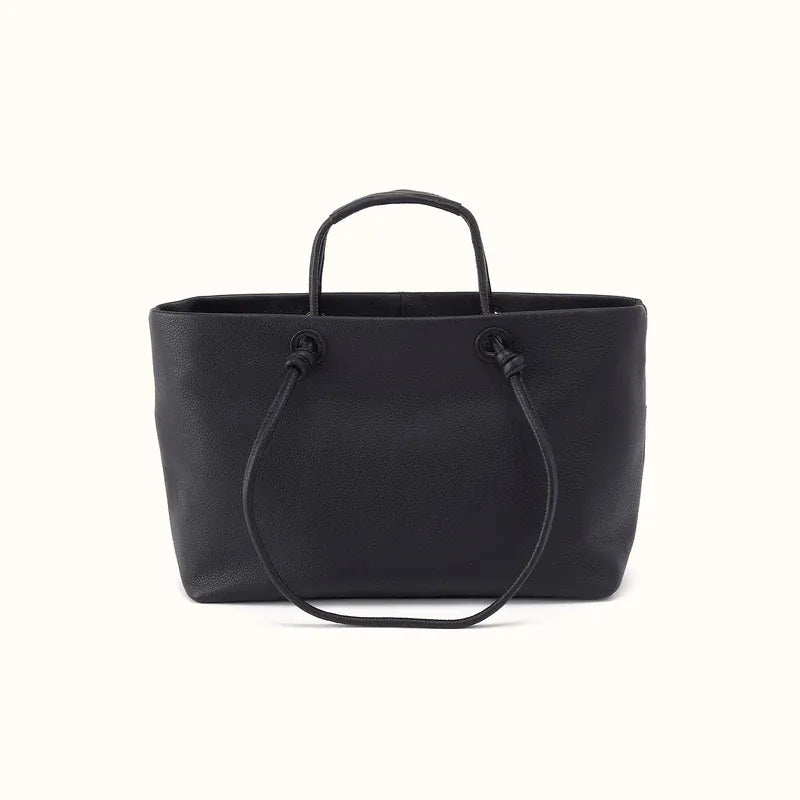 Hobo Fashion Softie Tote - Pebbled Leather | Black