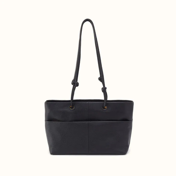 Hobo Fashion Softie Tote - Pebbled Leather | Black