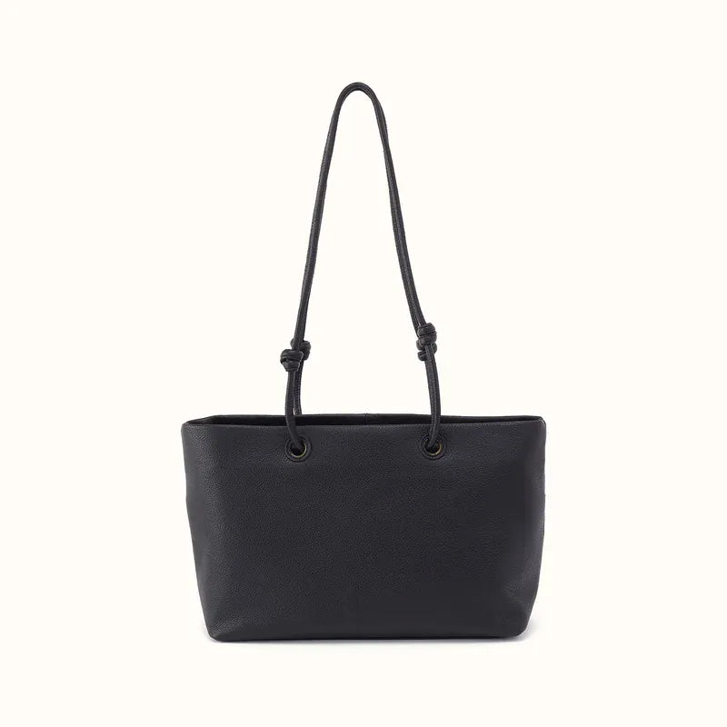 Hobo Fashion Softie Tote - Pebbled Leather | Black