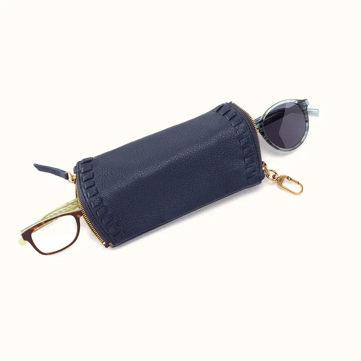 Hobo Fashion Spark Double Eyeglass Case - Pebbled Leather | Ink Ivy