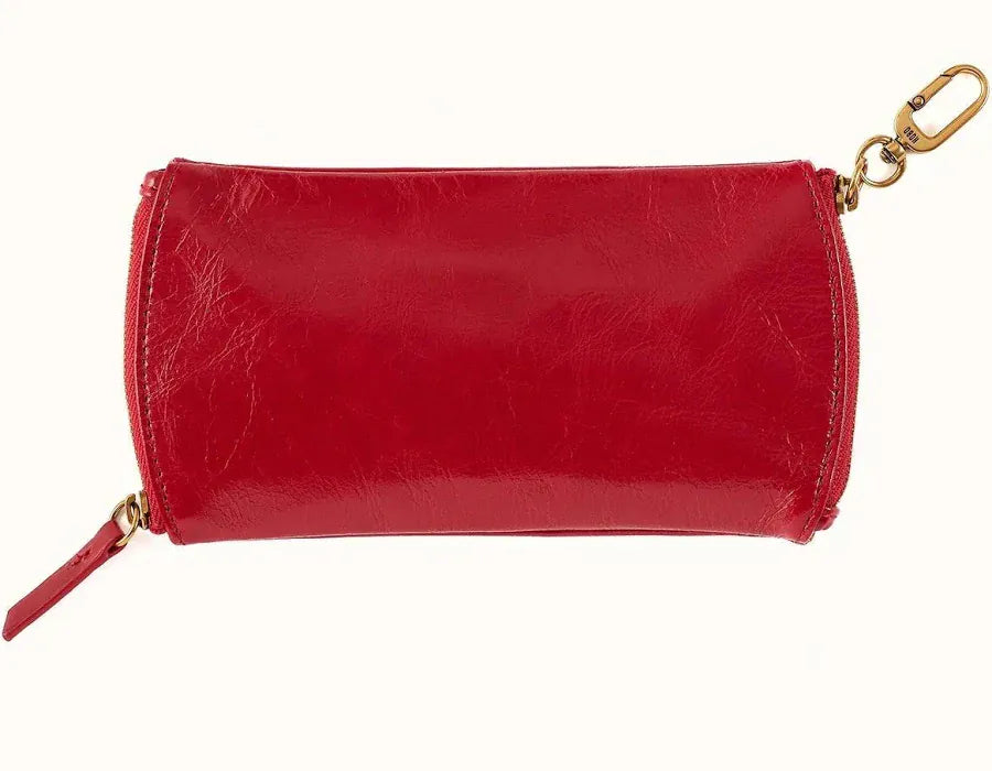 Hobo Fashion Spark Double Eyeglass Case - Polished Leather | True Red