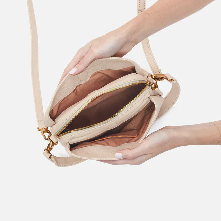 Hobo Fashion Starr Convertible Shoulder Bag - Pebbled Leather | Stonewash