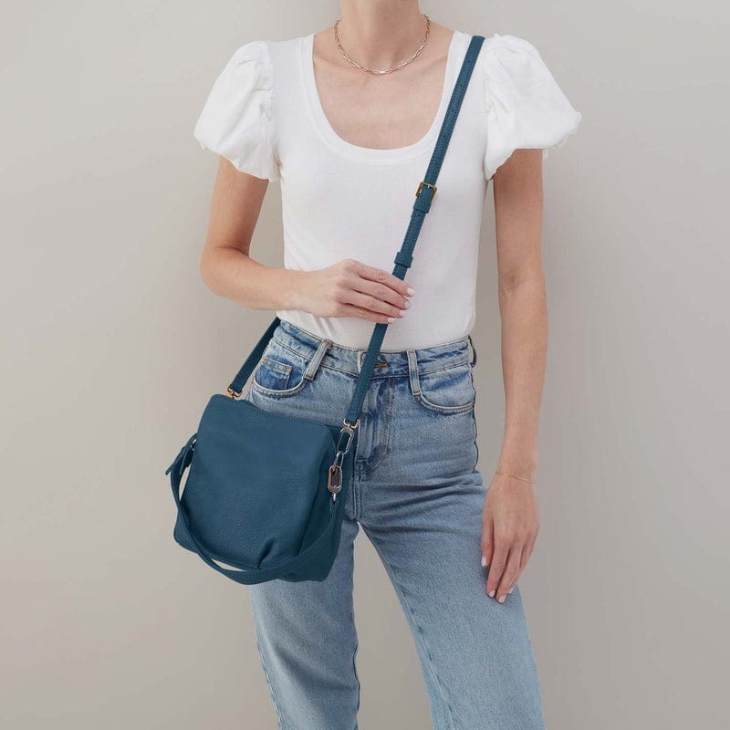 Hobo Fashion Starr Convertible Shoulder - Pebbled Leather | Peacock Feather