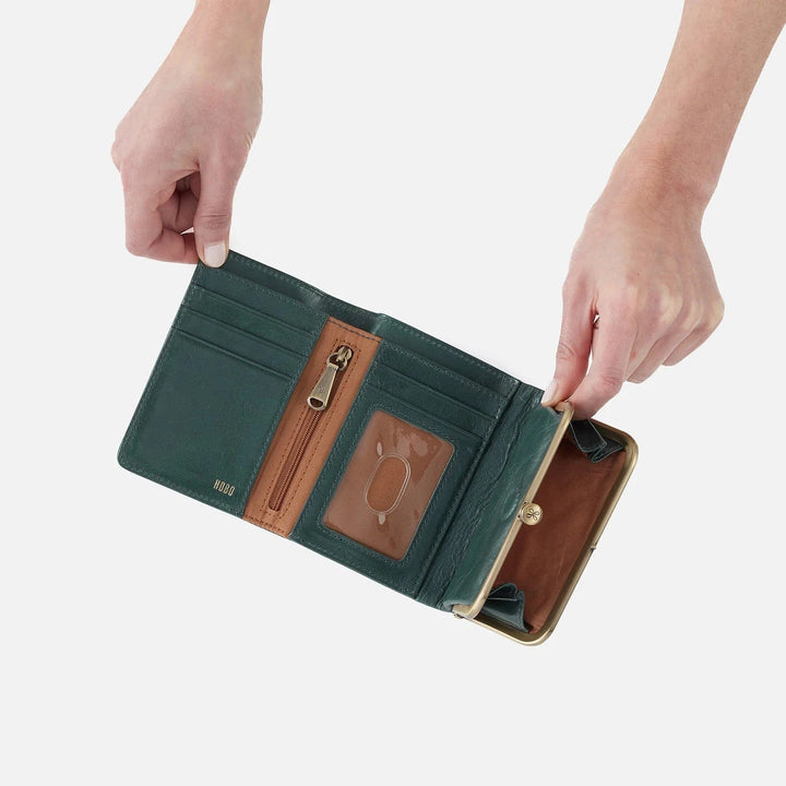Hobo Handbags, Wallets & Cases Robin Compact Wallet - Sage Leaf