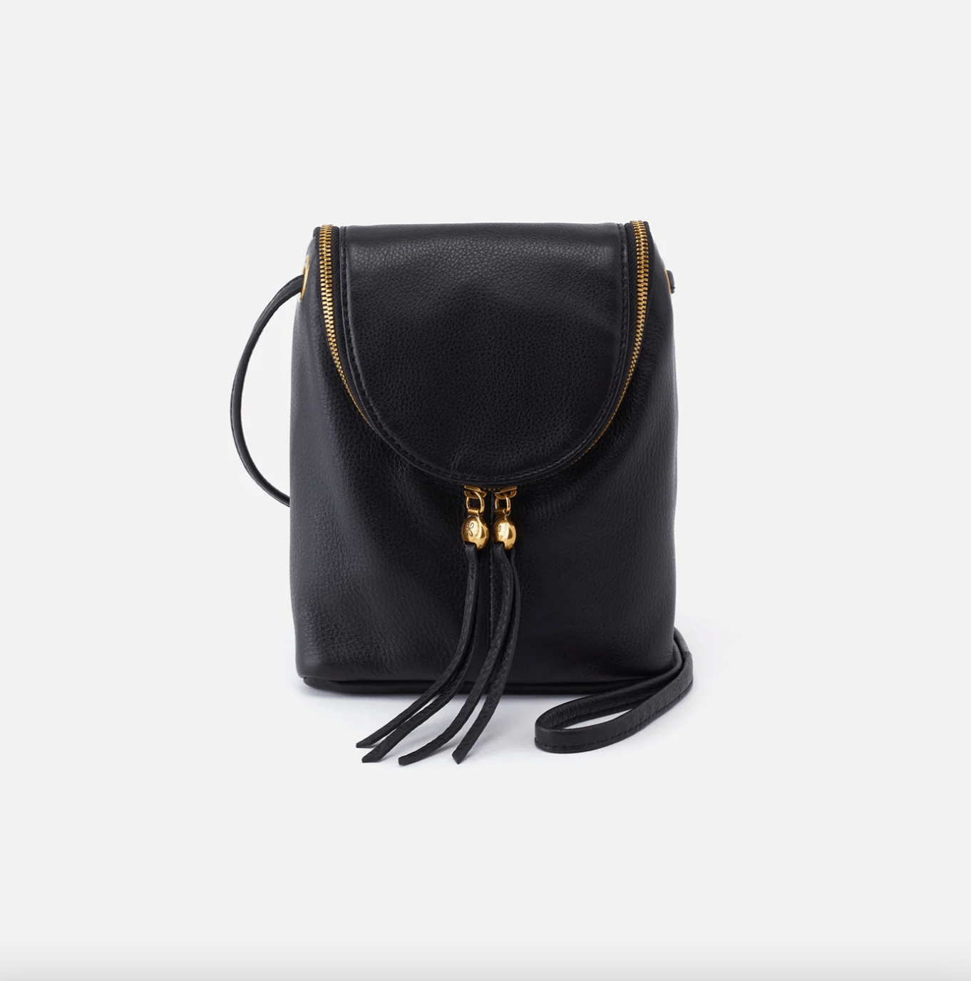 Hobo Purse Fern Crossbody - Black