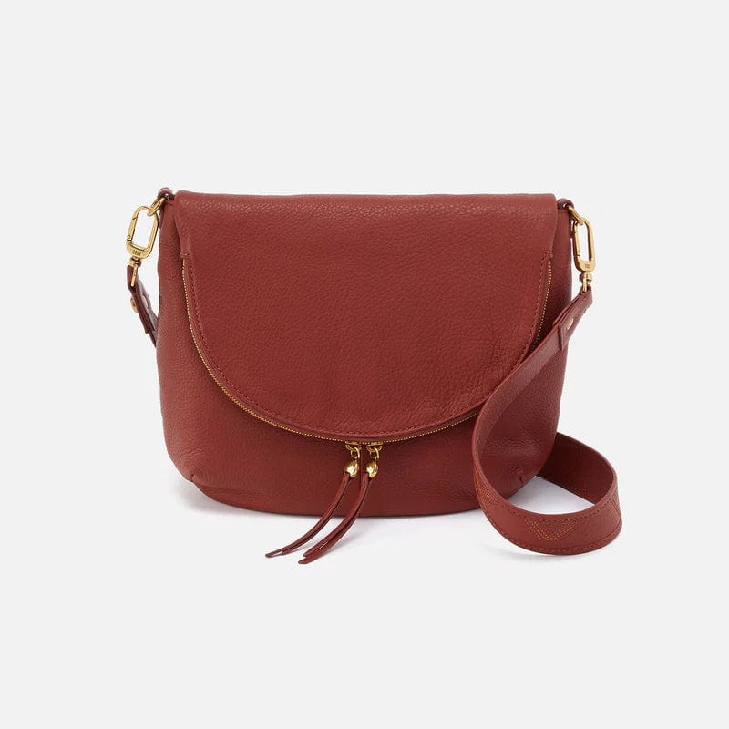 Hobo Purse Fern Foldover Messenger - Rust