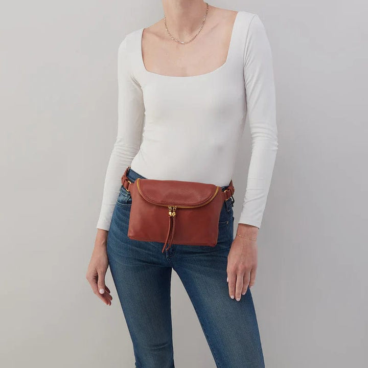 Hobo Purse Fern Large Belt Bag - Rust