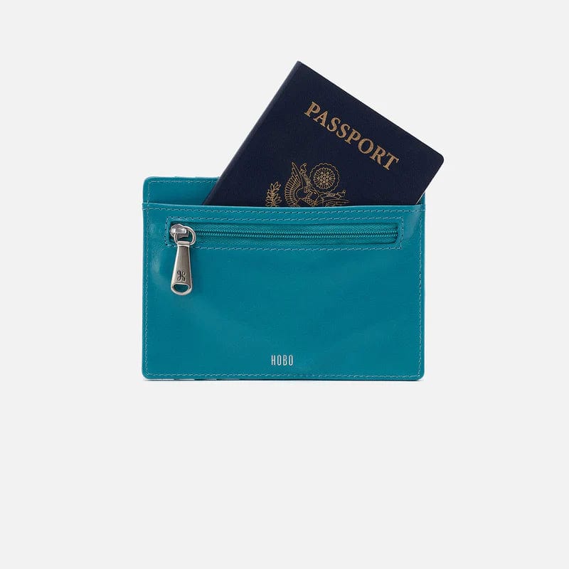 Hobo Wallet Euro Slide Card Case - Biscayne Blue