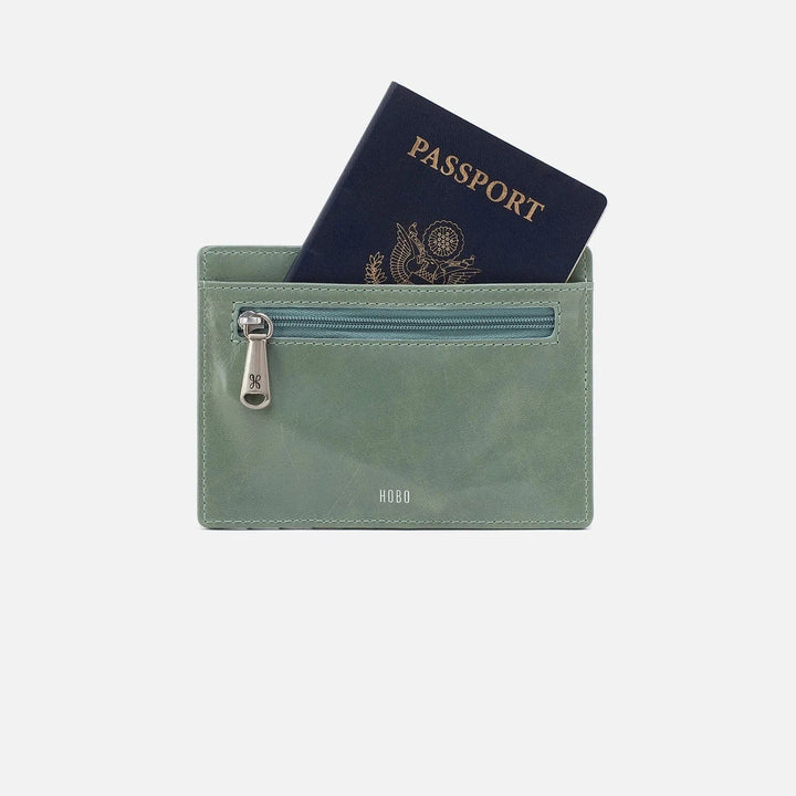 Hobo Wallet Euro Slide Card Case - Jade