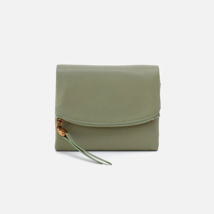 Hobo Wallet Fern Medium Trifold Wallet - Watercress