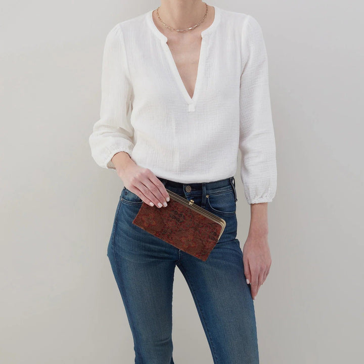 Hobo Wallet Lauren Clutch Wallet - Arabesque
