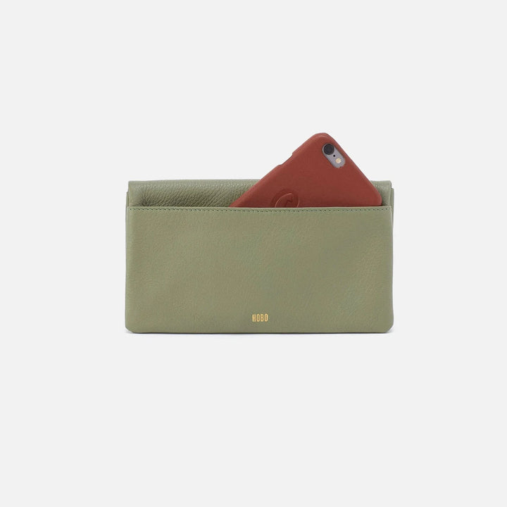 Hobo Wallet Lauren Clutch-Wallet - Watercress