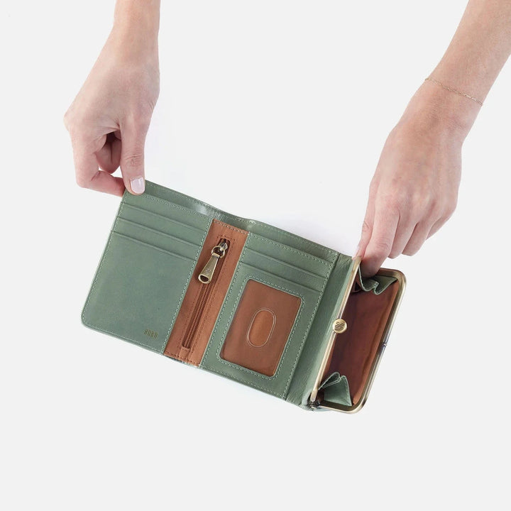 Hobo Wallet Robin Compact Wallet - Jade