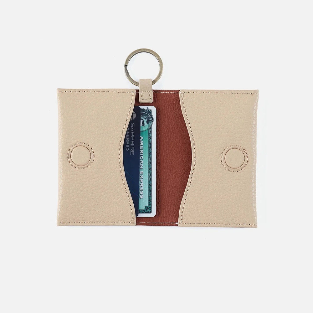 Hobo Wallet Vida Card Case - Almond