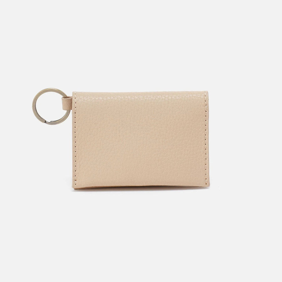 Hobo Wallet Vida Card Case - Almond