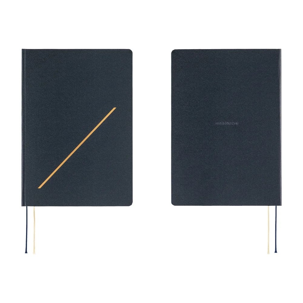 Hobonichi Paper Default Hobonichi Techo 2027 A5 HON Planner | Slash (Navy)