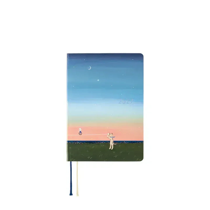 Hobonichi Paper Default Hobonichi Techo 2027 A6 HON Planner | Hiroko Kubota: String Telephone Until the Moon is Full