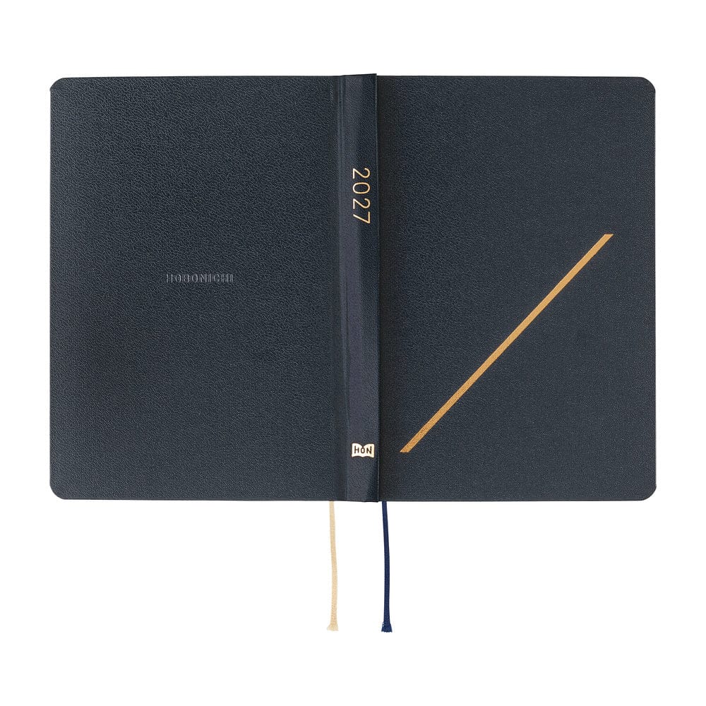 Hobonichi Paper Default Hobonichi Techo 2027 A6 HON Planner | Slash (Navy)