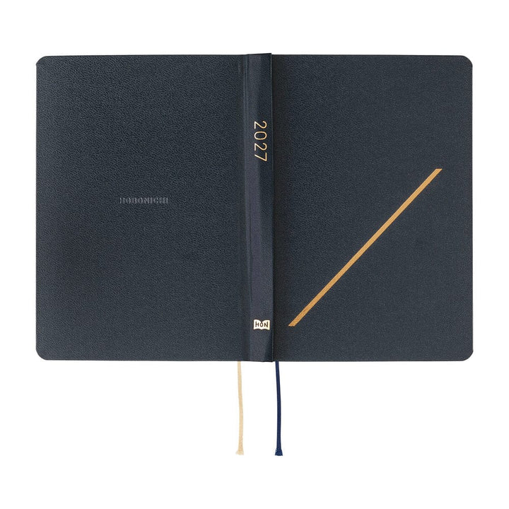 Hobonichi Paper Default Hobonichi Techo 2027 A6 HON Planner | Slash (Navy)