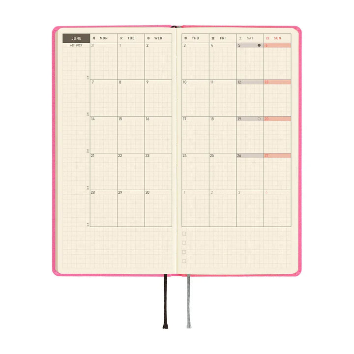 Hobonichi Paper Default Hobonichi Techo 2027 Weeks Mega Planner | Colors: Pink Sapphire