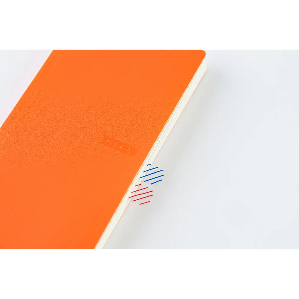 Hobonichi Paper Default Hobonichi Techo 2027 Weeks Mega Planner | Sneaker: Mandarin Orange
