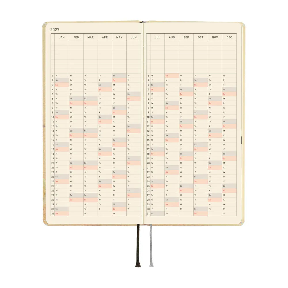 Hobonichi Paper Default Hobonichi Techo 2027 Weeks Planner | Akiko Miyakoshi: Once, in Spring