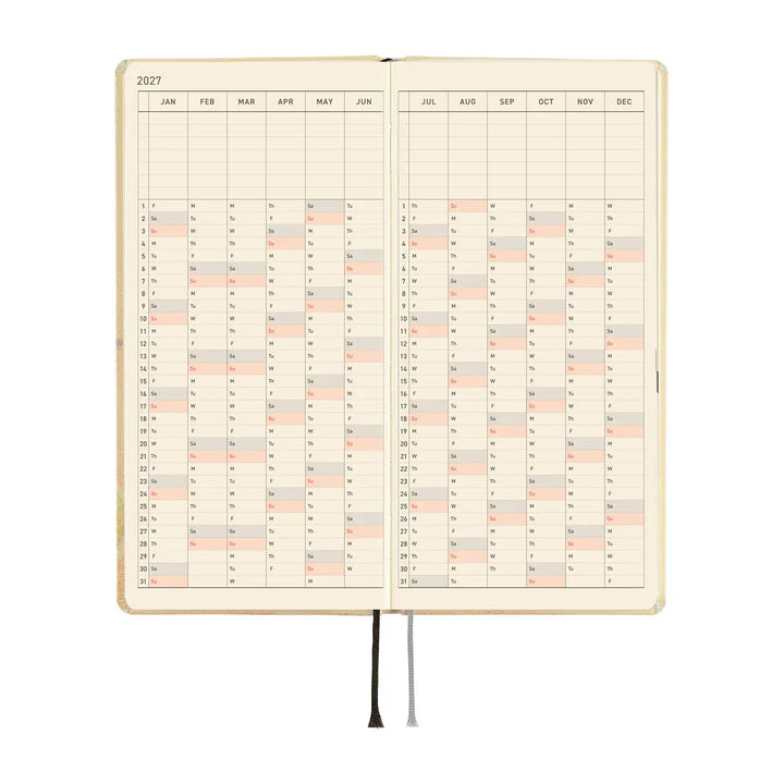 Hobonichi Paper Default Hobonichi Techo 2027 Weeks Planner | Akiko Miyakoshi: Once, in Spring