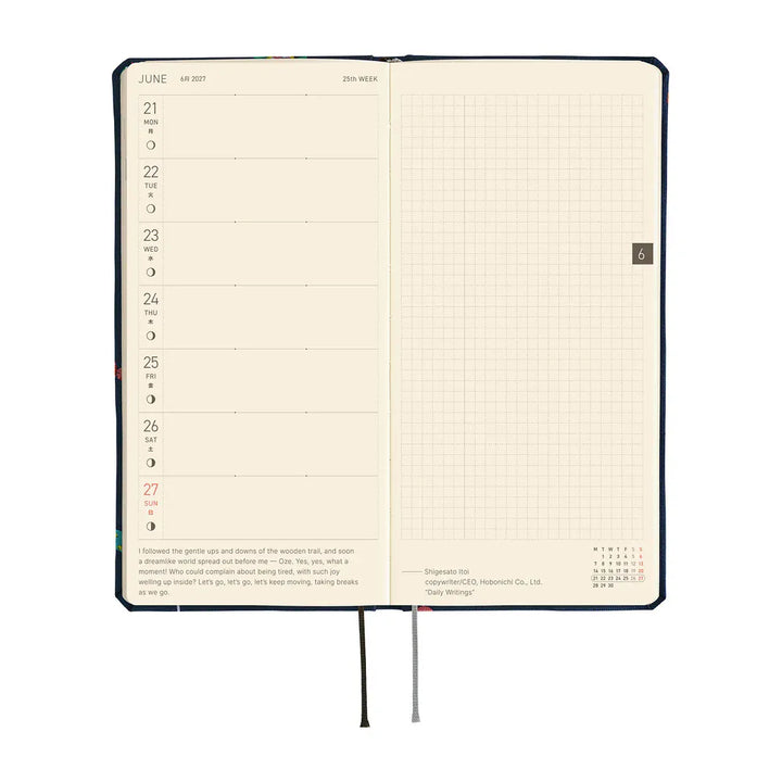 Hobonichi Paper Default Hobonichi Techo 2027 Weeks Planner | Bow &amp; Tie: Candy Dream