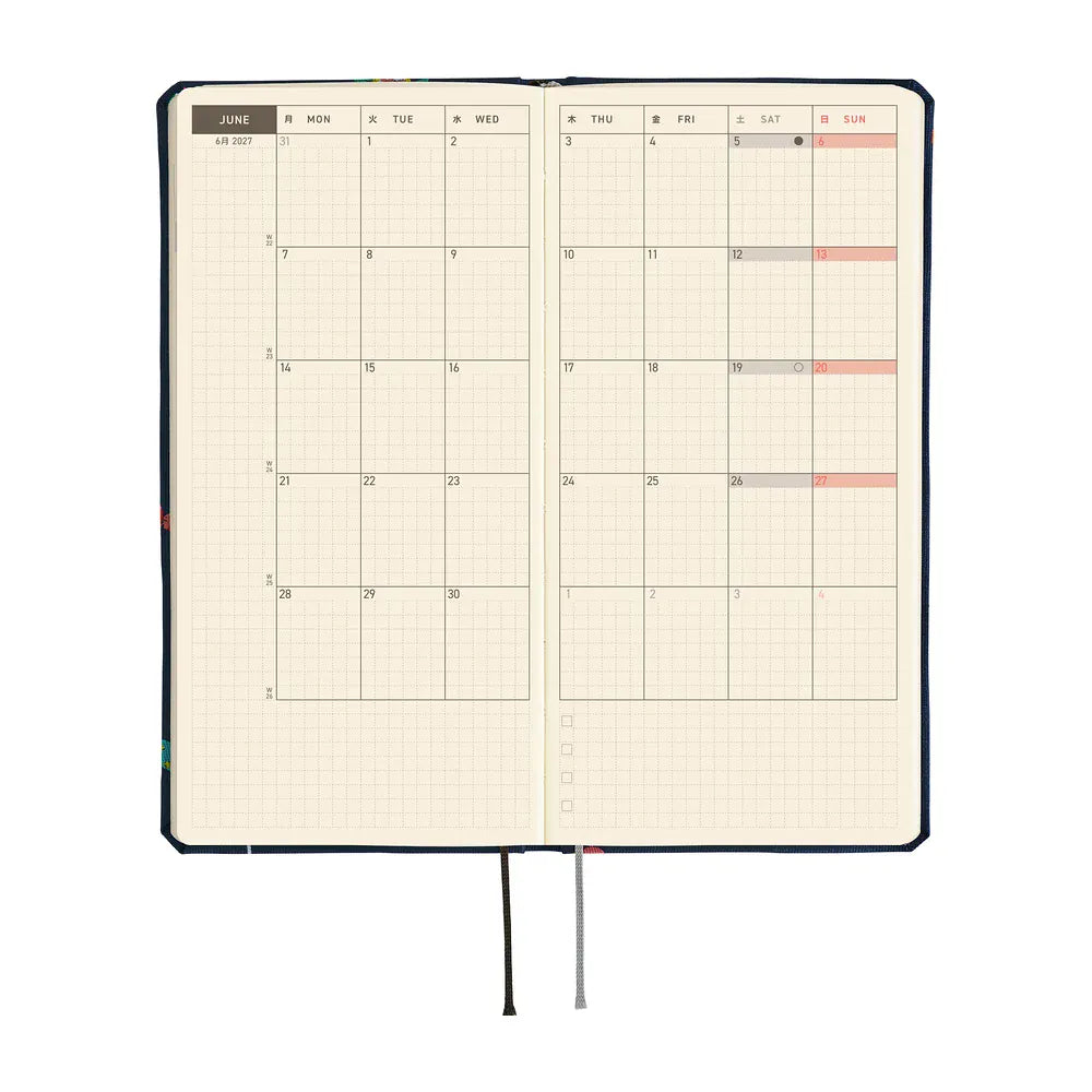 Hobonichi Paper Default Hobonichi Techo 2027 Weeks Planner | Bow &amp; Tie: Candy Dream