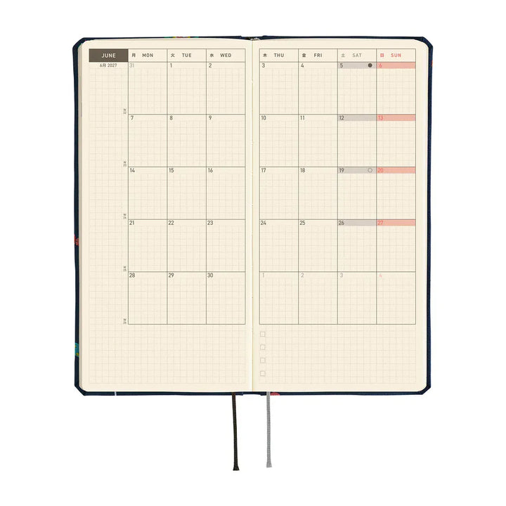 Hobonichi Paper Default Hobonichi Techo 2027 Weeks Planner | Bow &amp; Tie: Candy Dream