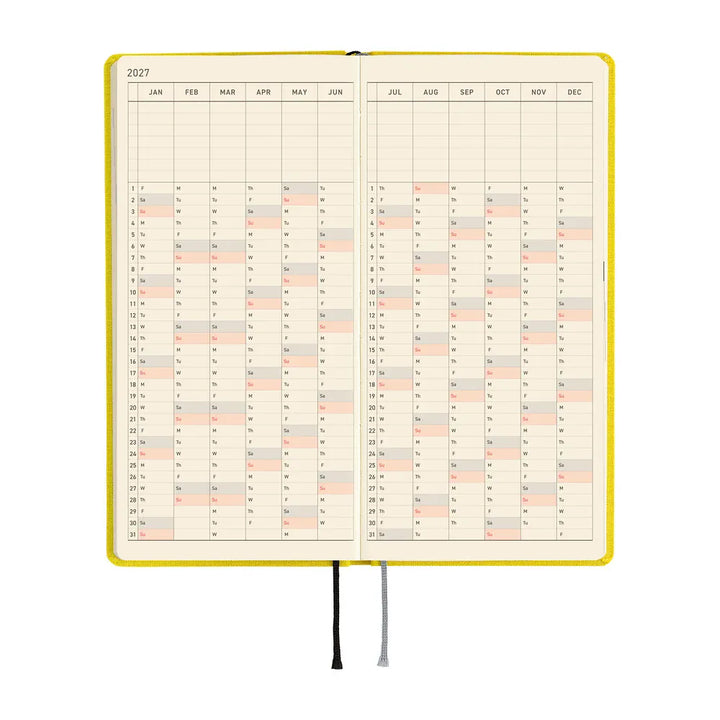 Hobonichi Paper Default Hobonichi Techo 2027 Weeks Planner | Colors: Canaria Yellow