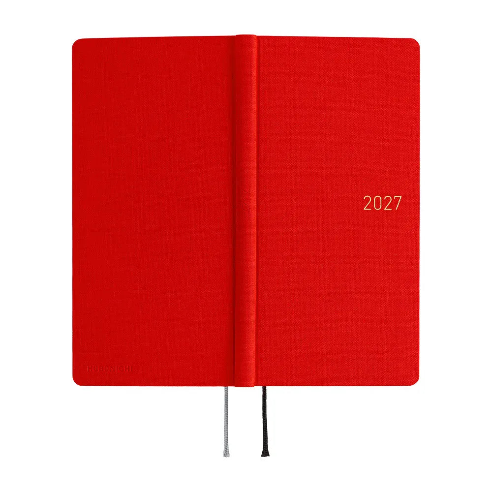 Hobonichi Paper Default Hobonichi Techo 2027 Weeks Planner | Colors: Poppy Red