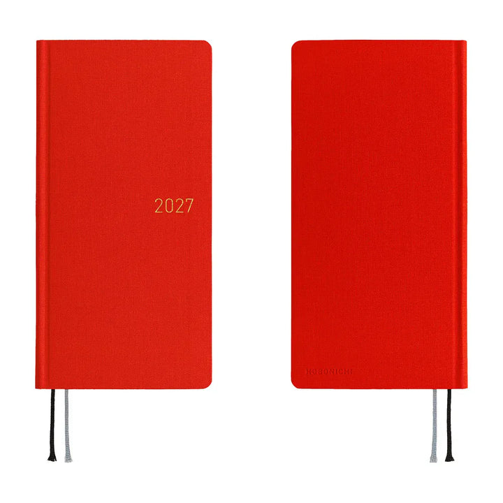 Hobonichi Paper Default Hobonichi Techo 2027 Weeks Planner | Colors: Poppy Red