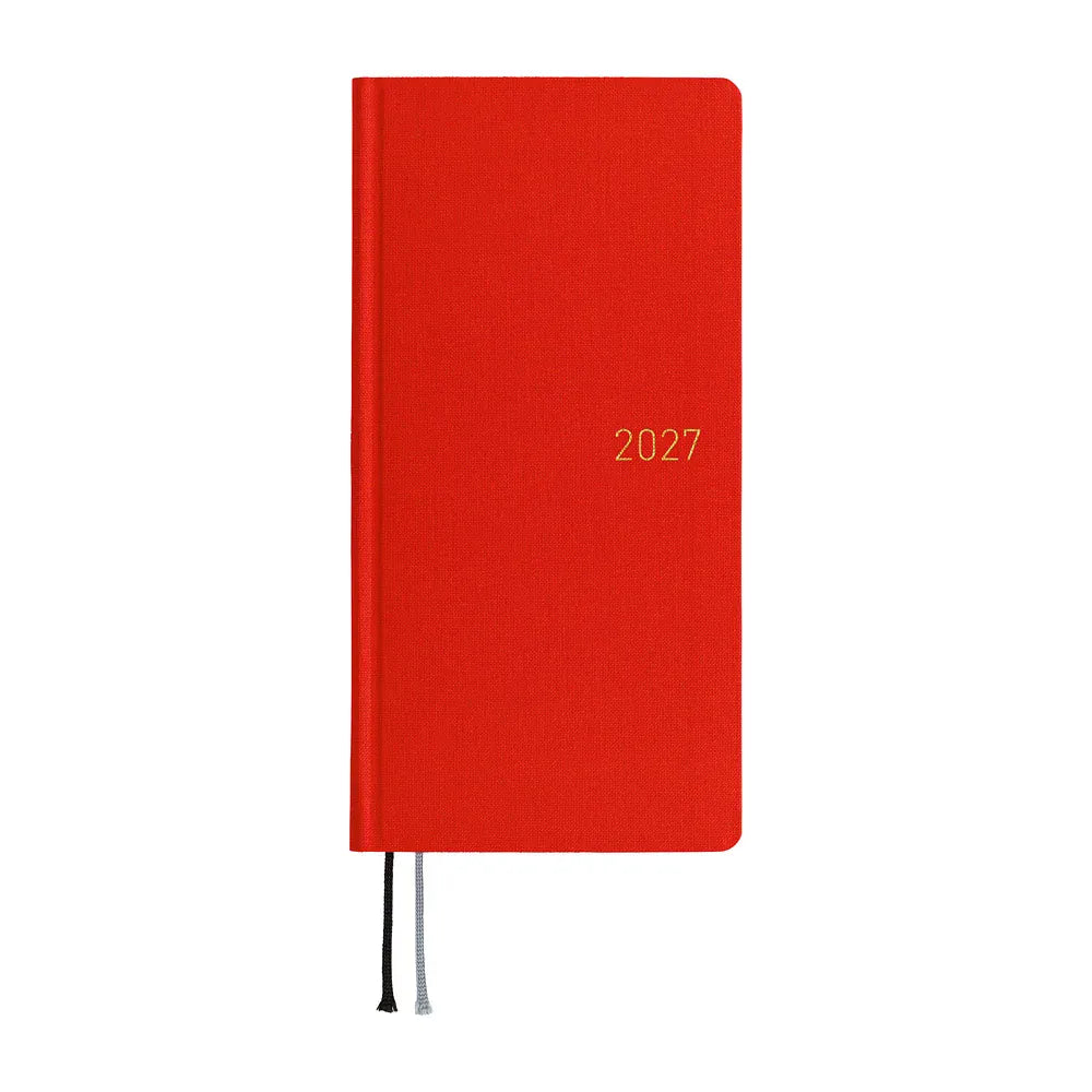 Hobonichi Paper Default Hobonichi Techo 2027 Weeks Planner | Colors: Poppy Red