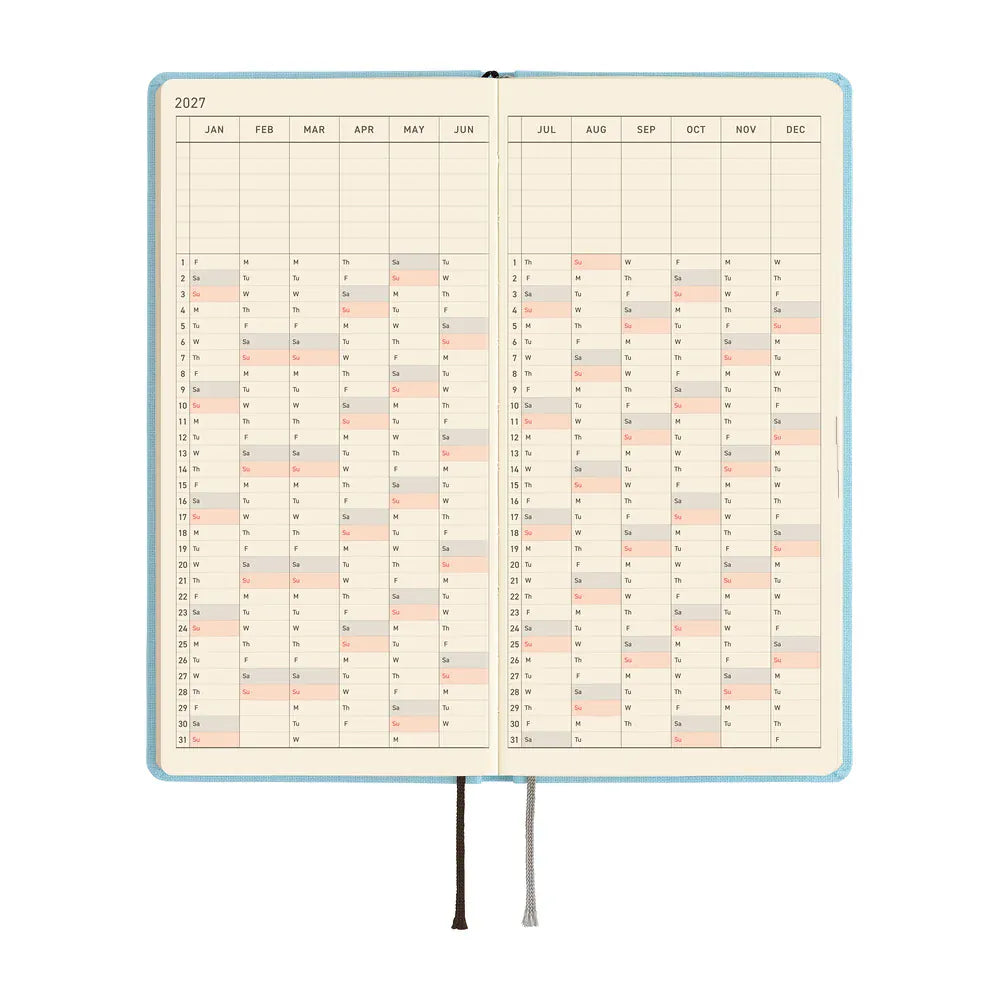 Hobonichi Paper Default Hobonichi Techo 2027 Weeks Planner | Colors: Sea Glass