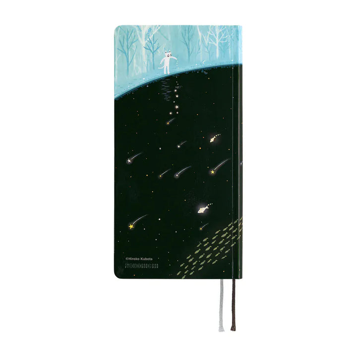 Hobonichi Paper Default Hobonichi Techo 2027 Weeks Planner | Hiroko Kubota: Meteor Shower in the Light Blue Forest