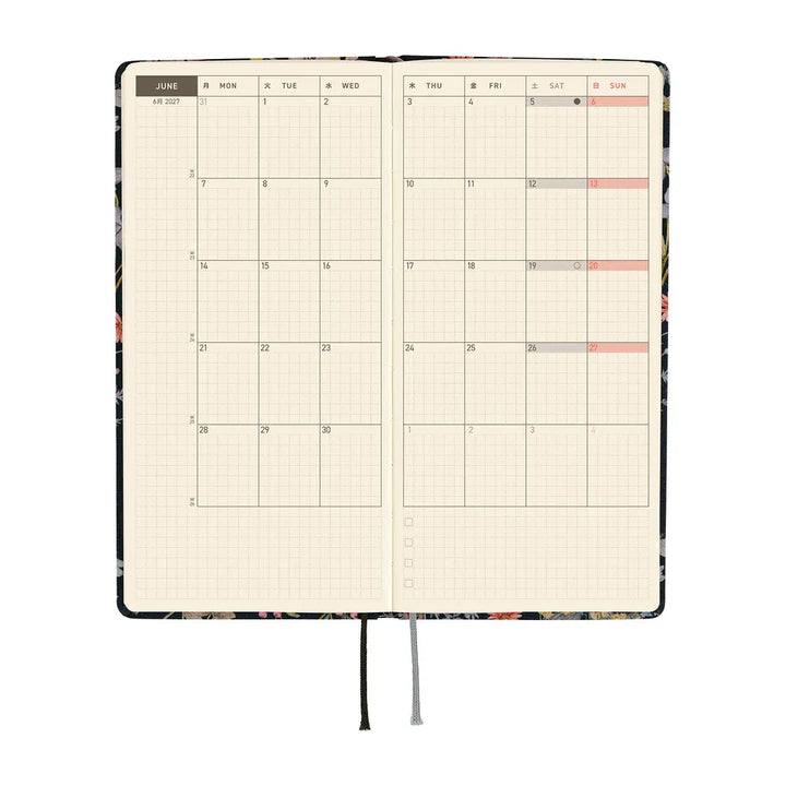 Hobonichi Paper Default Hobonichi Techo 2027 Weeks Planner | Liberty Fabrics: Floral Remedy