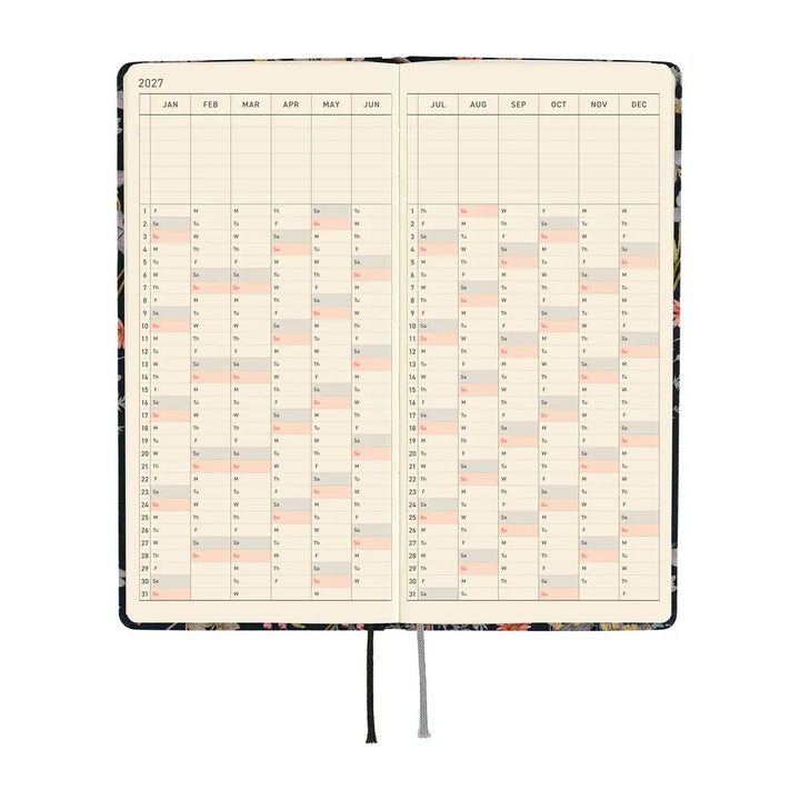 Hobonichi Paper Default Hobonichi Techo 2027 Weeks Planner | Liberty Fabrics: Floral Remedy