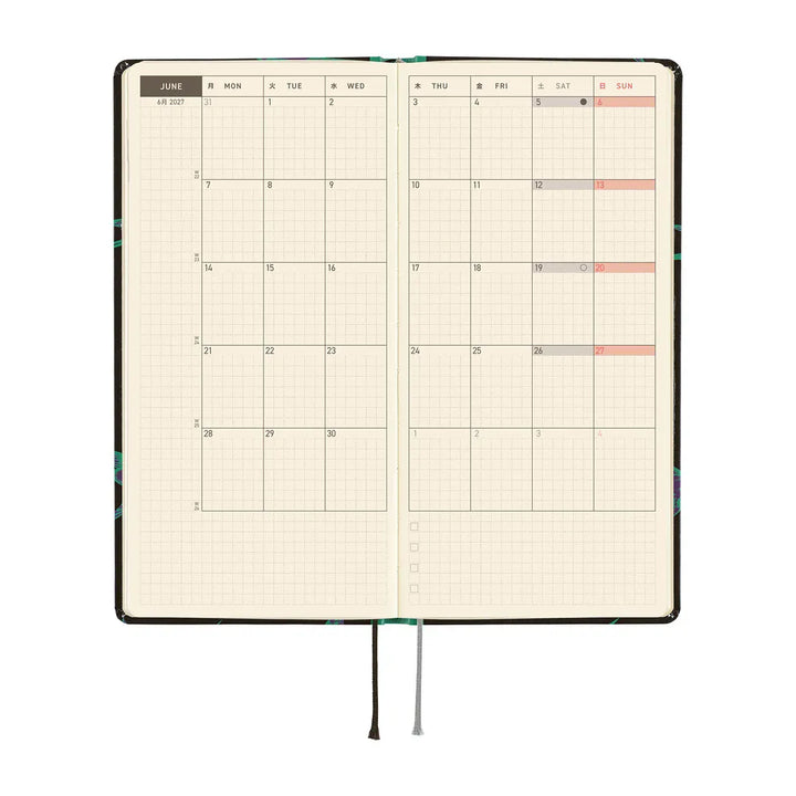 Hobonichi Paper Default Hobonichi Techo 2027 Weeks Planner | Natal Design: Lucky Swallow
