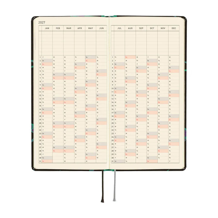 Hobonichi Paper Default Hobonichi Techo 2027 Weeks Planner | Natal Design: Lucky Swallow