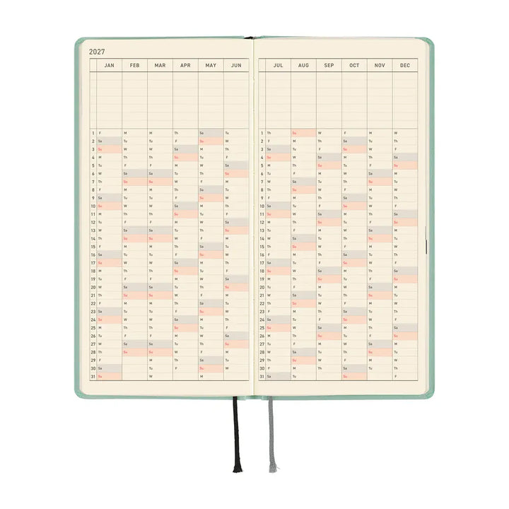 Hobonichi Paper Default Hobonichi Techo 2027 Weeks Planner | Paper Series: Jade