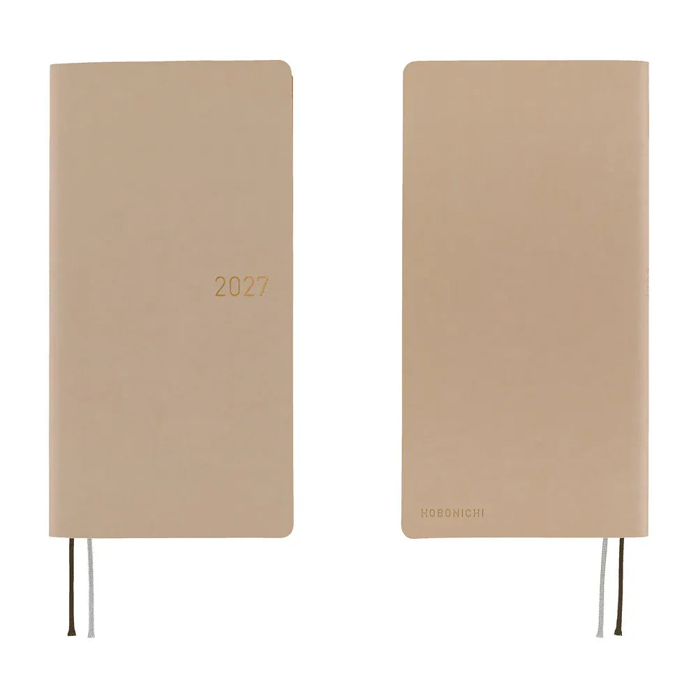 Hobonichi Paper Default Hobonichi Techo 2027 Weeks Planner | Smooth: Cafe au Lait