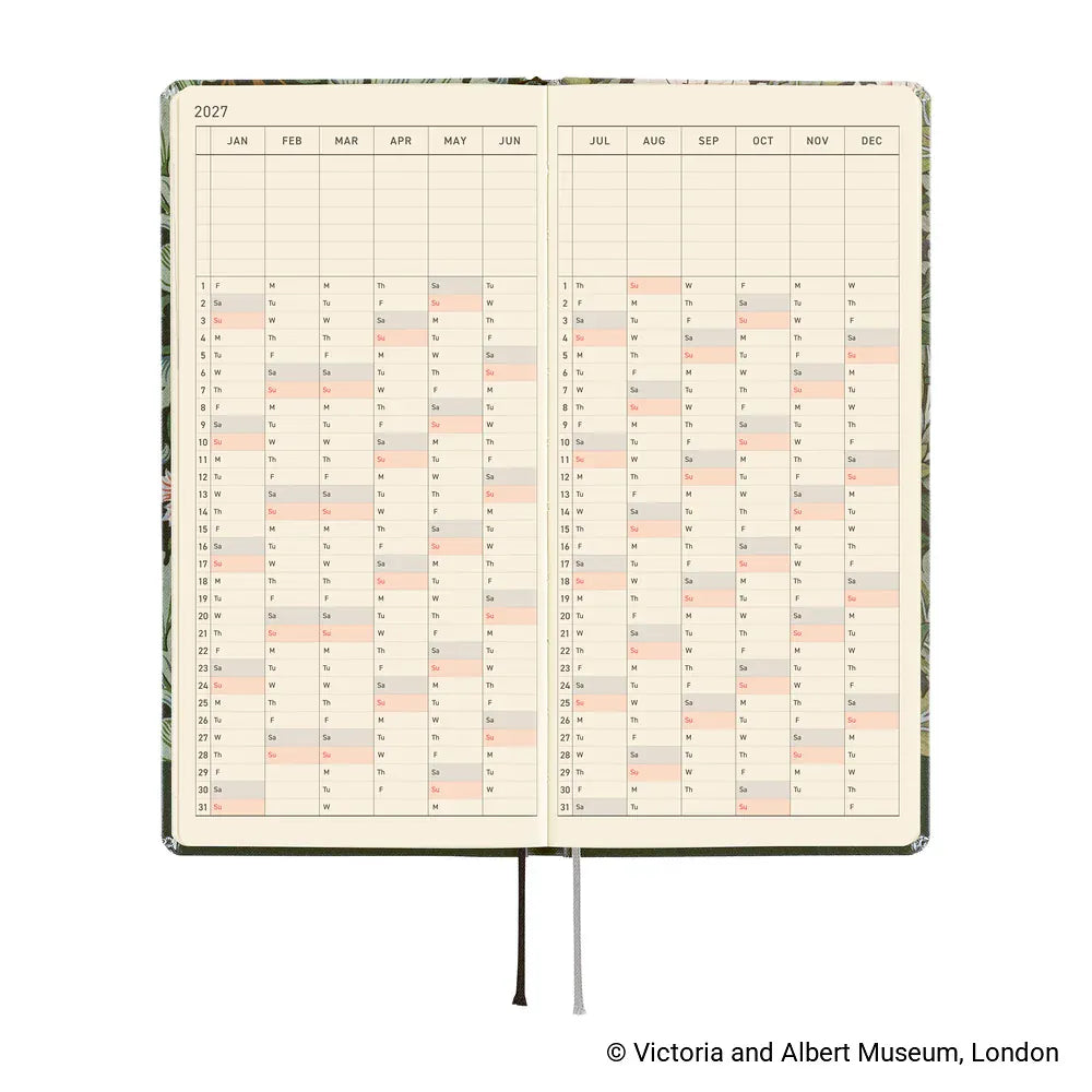 Hobonichi Paper Default Hobonichi Techo 2027 Weeks Planner | V&amp;A Series: Leicester