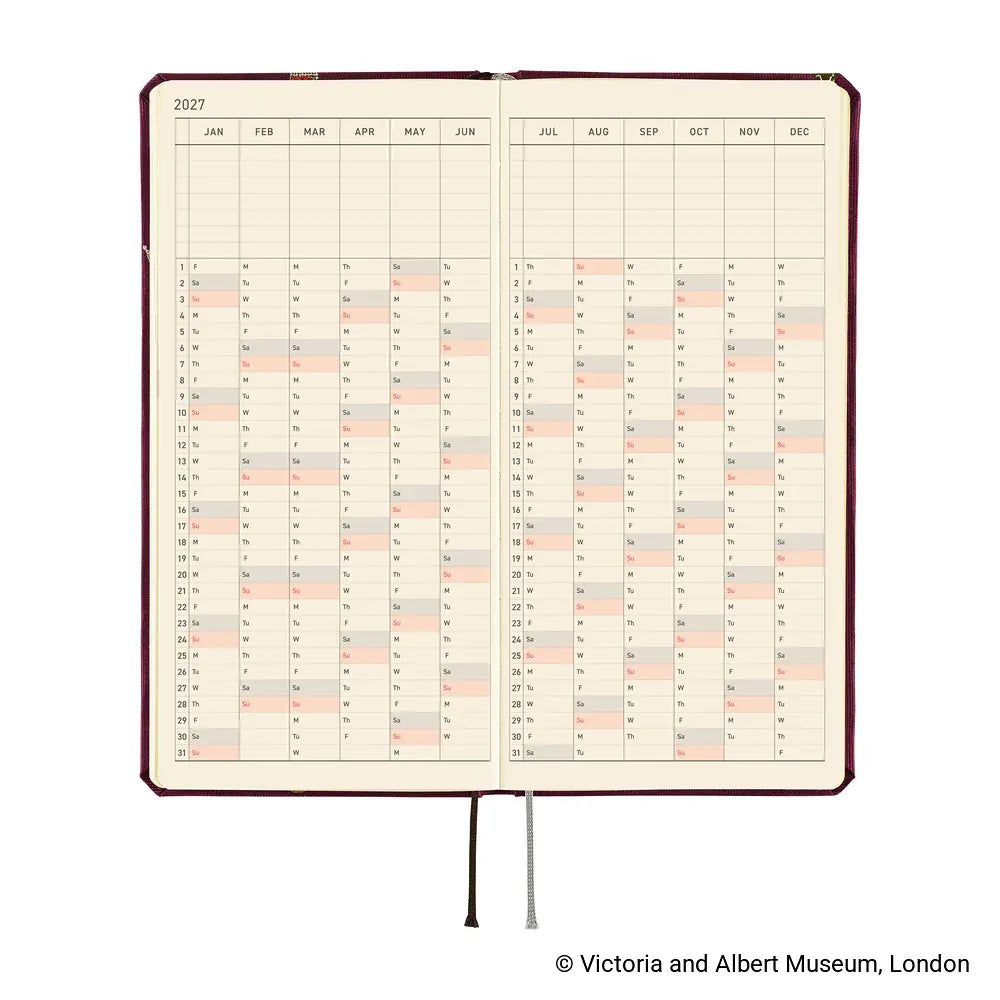 Hobonichi Paper Default Hobonichi Techo 2027 Weeks Planner | V&amp;A Series: Welcome to the V&amp;A